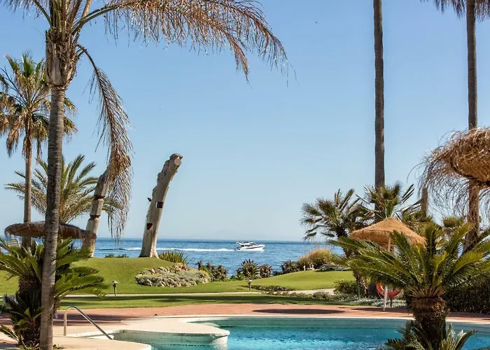 公寓 Hanami Alcazaba Front Sea View 埃斯特波纳